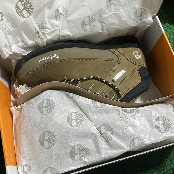 SHOES TIMBERLAND EURO SPRINT MID HIKER - A2HVB/MILITARY OLIVE NUBUCK/BLACK MEN´S